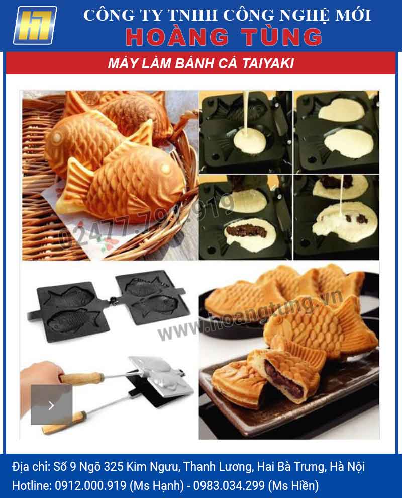 Máy Làm Bánh Cá Taiyaki